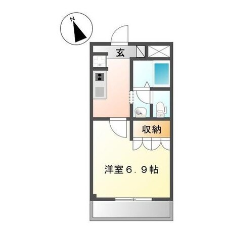 碧南中央駅 徒歩4分 2階の物件間取画像